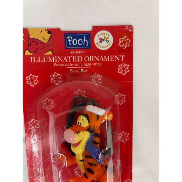 Vtg 1998 Disney Winnie Pooh Tigger EZ-Light Ornament Light String 4 - Picture 4 of 7